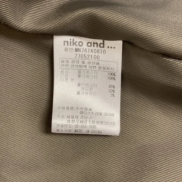 niko and.. Faux Fur long teddy bear coat brown oversized collarless size L EUC - Picture 11 of 11